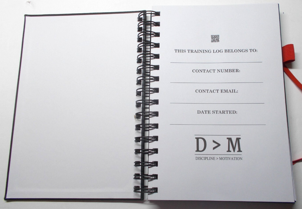 Discipline-Motivation Training Log Journal Track Your Progress Never Used