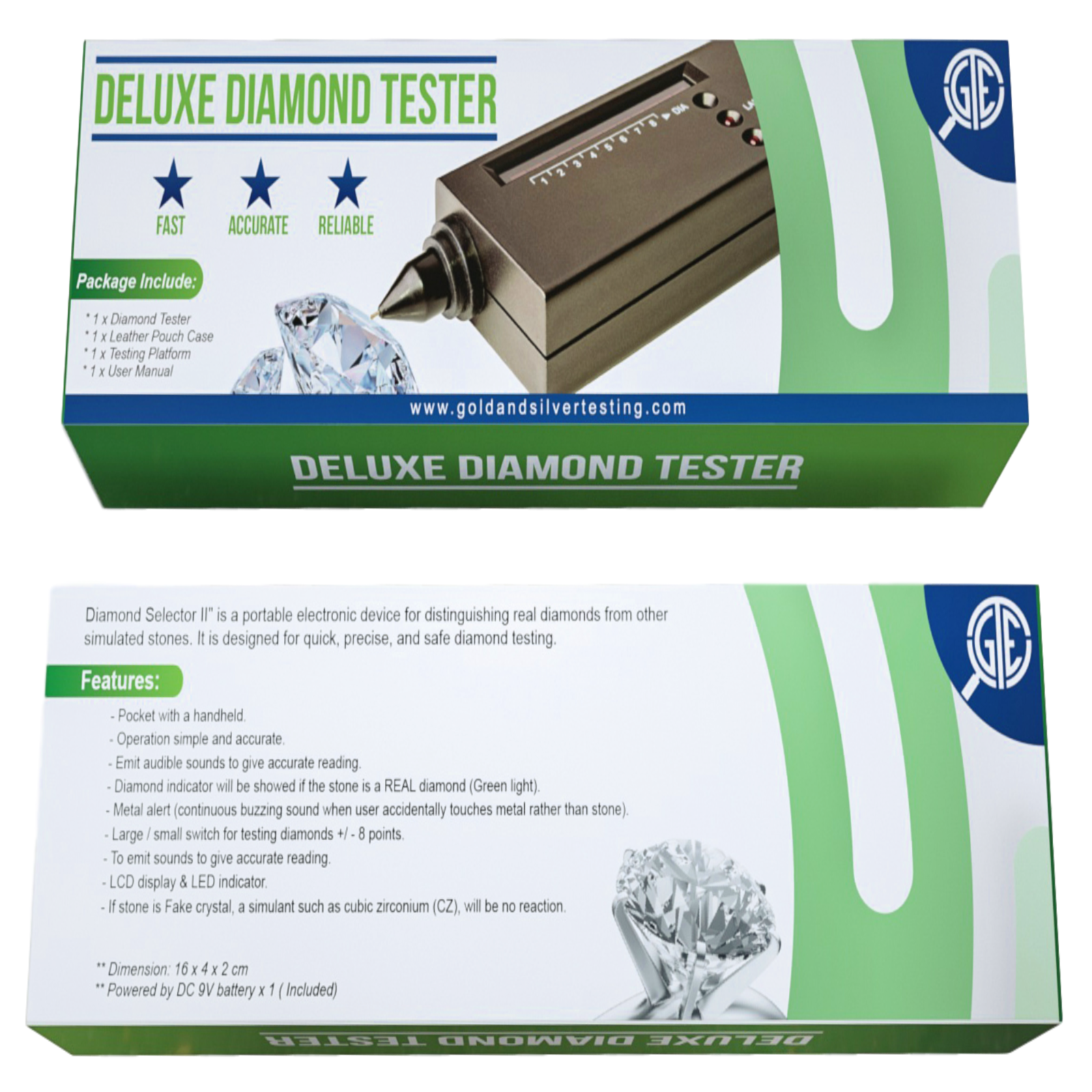 Diamond Tester Selector Gemstone Testing Kit Digital Electronic Magnifier Tool