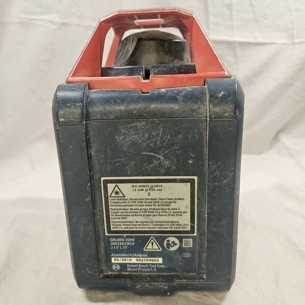 BOSCH GRL800-20HV SELF LEVELING ROTARY LASER - UNTESTED
