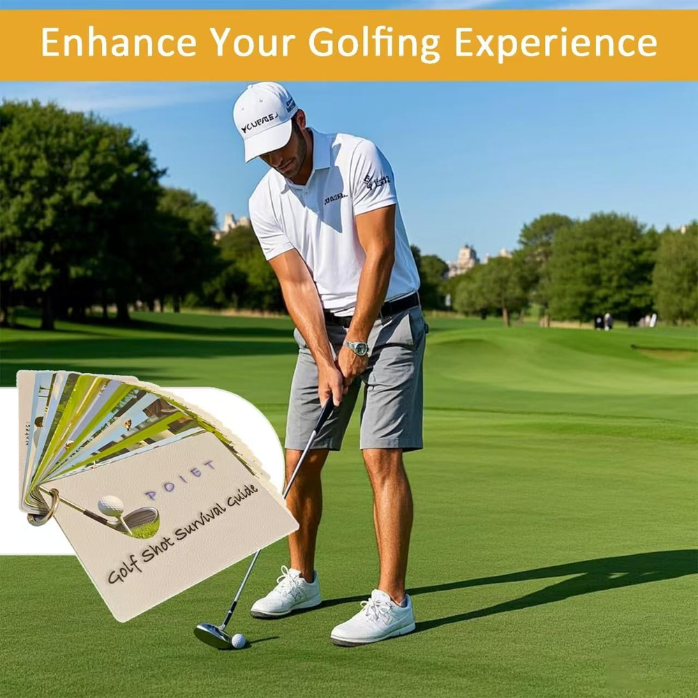 Golf Reference Cards | Pocket Survival Guide and Golf Instruction Booklet | Comp