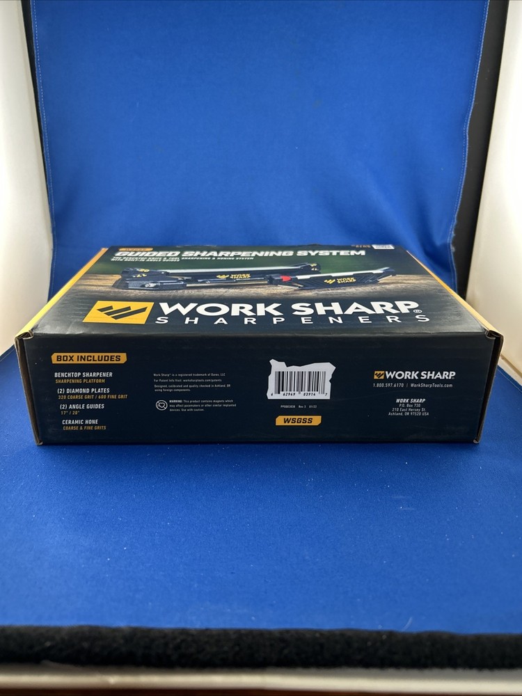 Work Sharp WSGSS Guided Sharpening System Benchtop Honing Kit New