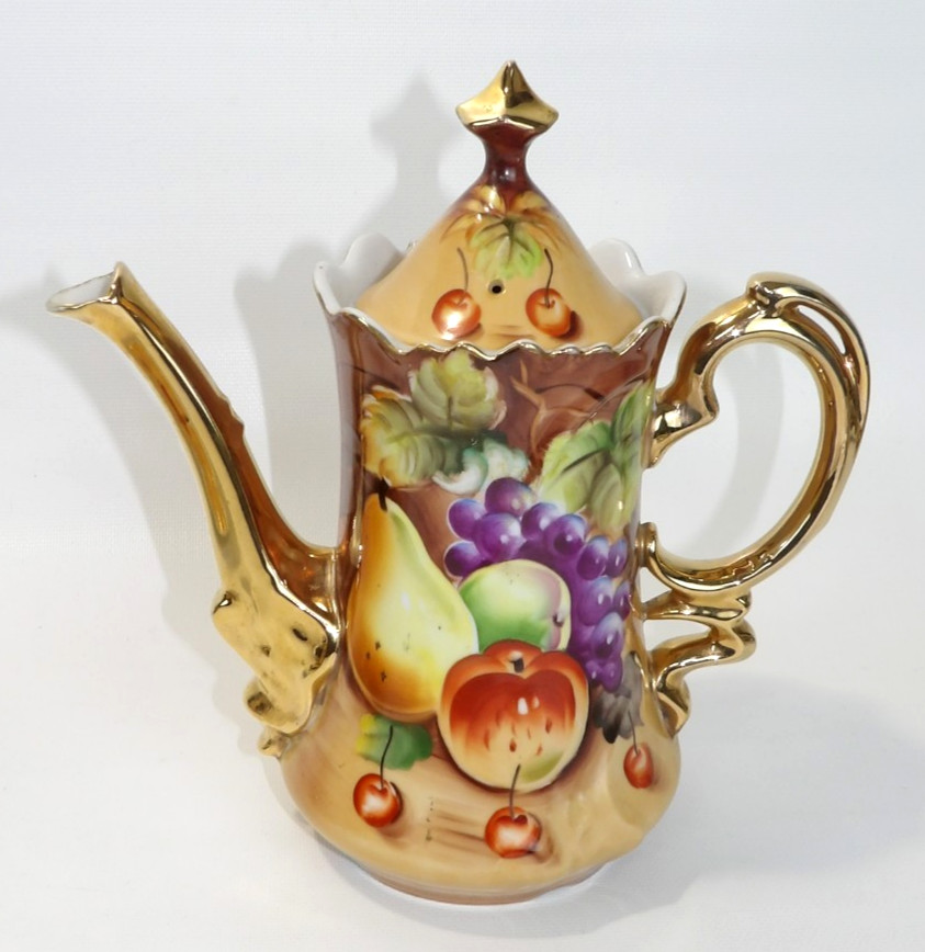 Vintage Lefton Heritage Fruit 8 Piece Assorted Serving Set