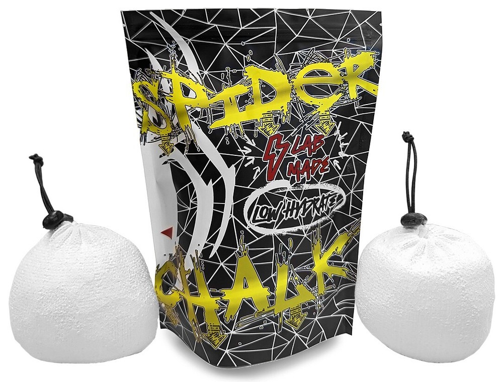 Refillable Climbing Chalk Ball 2-Pack, 3oz Each, Lab-Grade, Chalk Sock