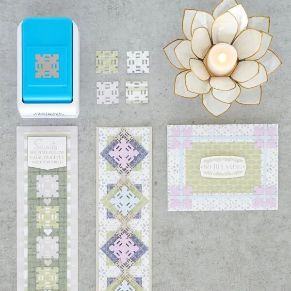 Creative Memories Square Tile Decorative Punch