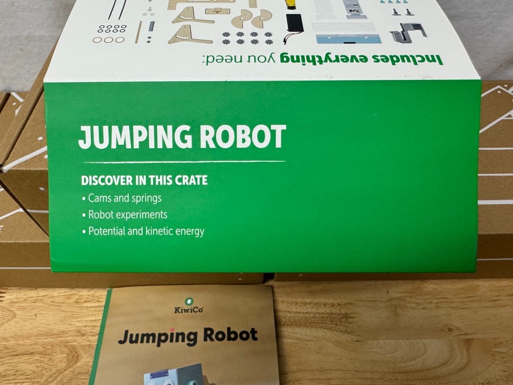 KiwiCo Jumping Robot - 3 Boxes - Partially Assembled