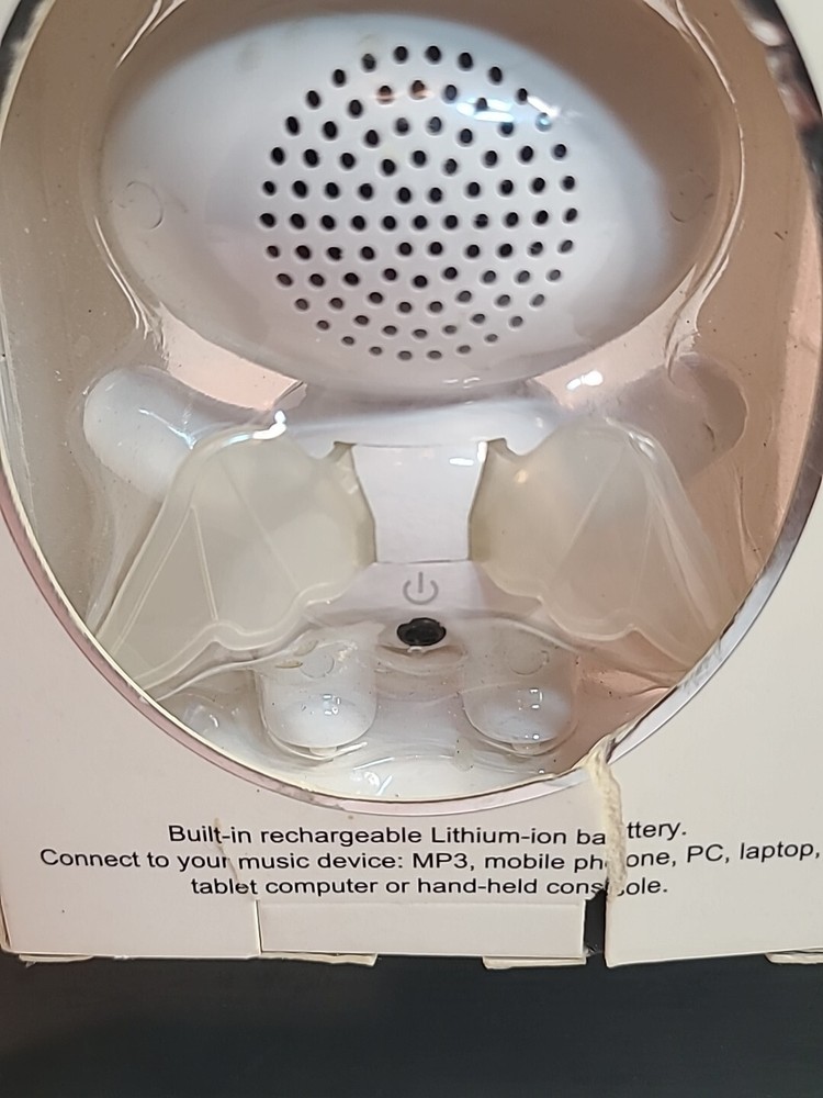 Musibytes White Spacebyte Byte-Sized Speaker New In Box