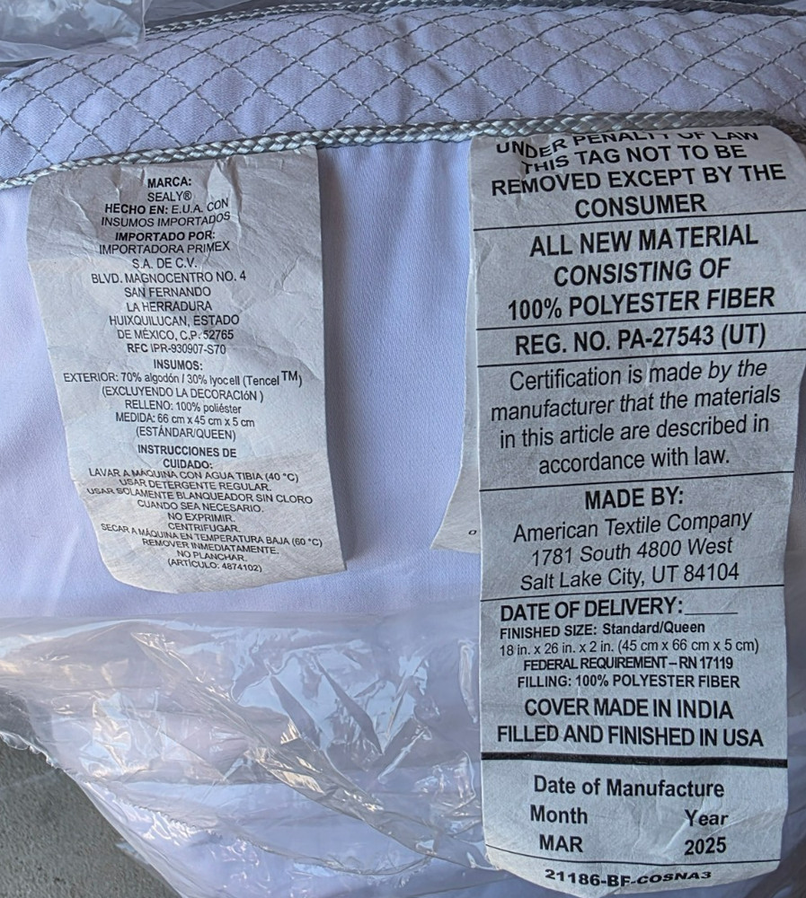 Sealy Sterling Collection Down-Alternative Pillow, 2-pack