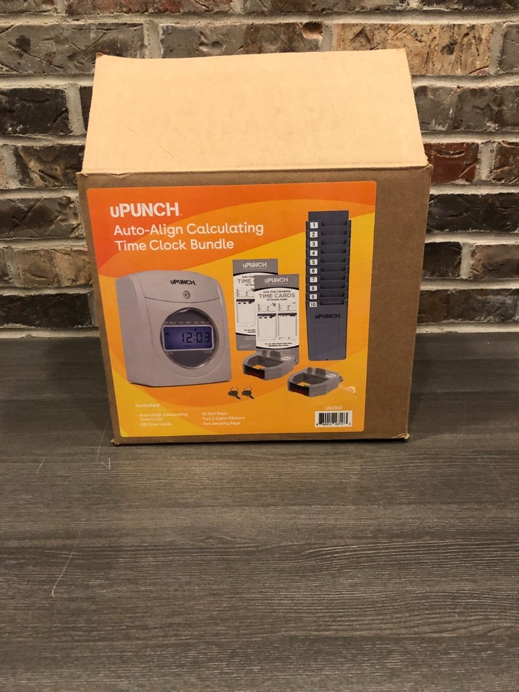 UPUNCH AUTO-ALIGN CALCULATING TIME CLOCK BUNDLE UB2300