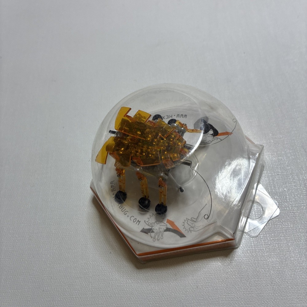 Hexbug Robot Orange Hex Bug Micro Robotic Creature New In Package