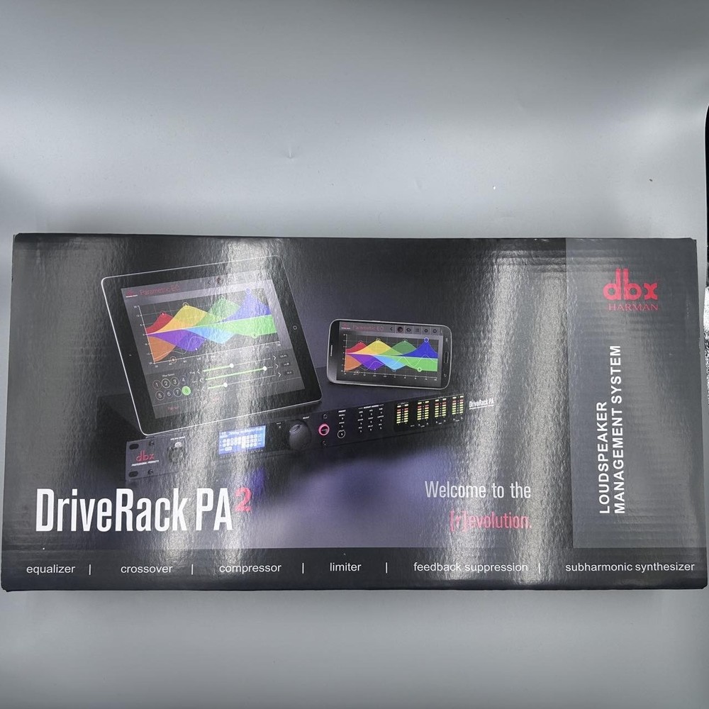 DBX DriveRack PA2 Complete Loudspeaker Management System Processor w/Display USB