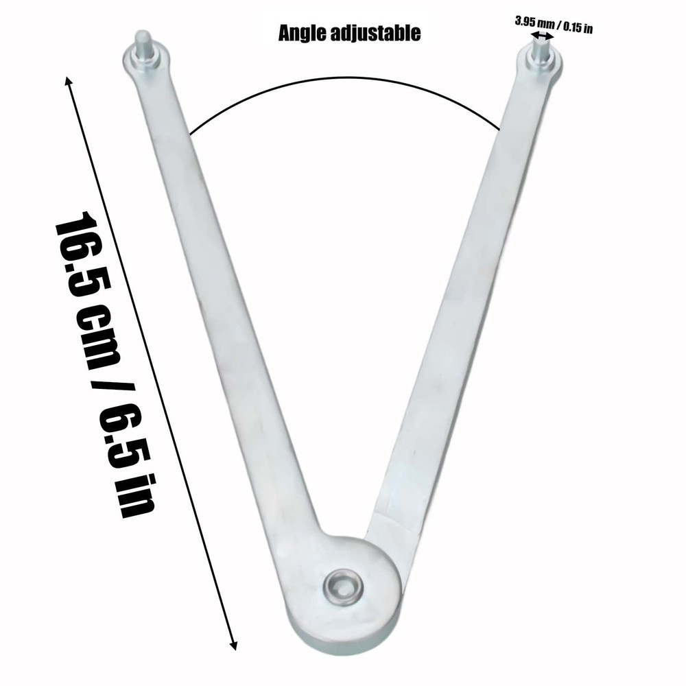 Universal Adjustable Angle Grinder Wrench Pin Spanner Locknut Wrench for Back...