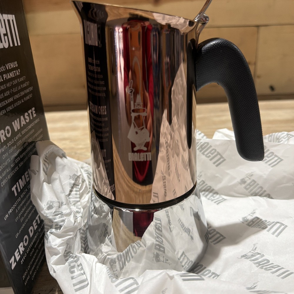 Bialetti Venus Coffee Espresso Maker - 6 Cups - Copper