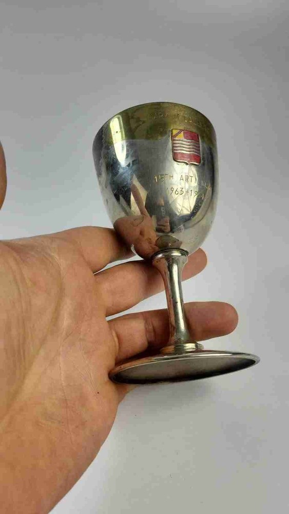 15th Artillery Retirement Cup 1964 Silver Plate