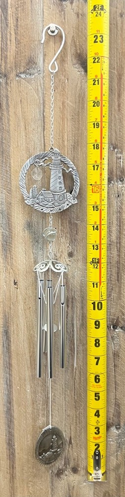 Lighthouse Metal Windchime 23.5" x 3"