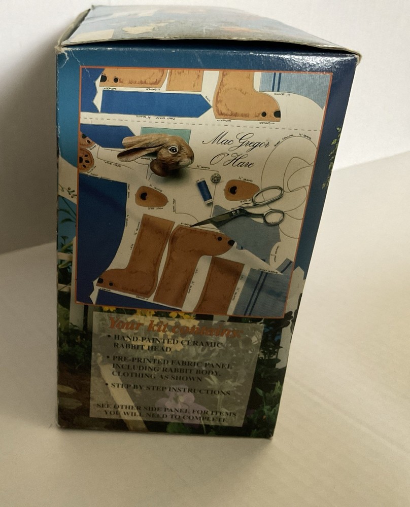 Daisy Kingdom MacGregor O’Hare Rabbit Doll Kit, Box Open