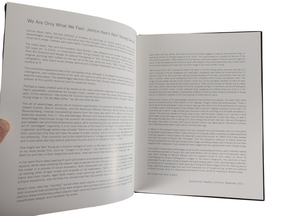 Jenice J Heo Neil Young Utopia Artwork Book 2013 Limited to 350 HC Morrison