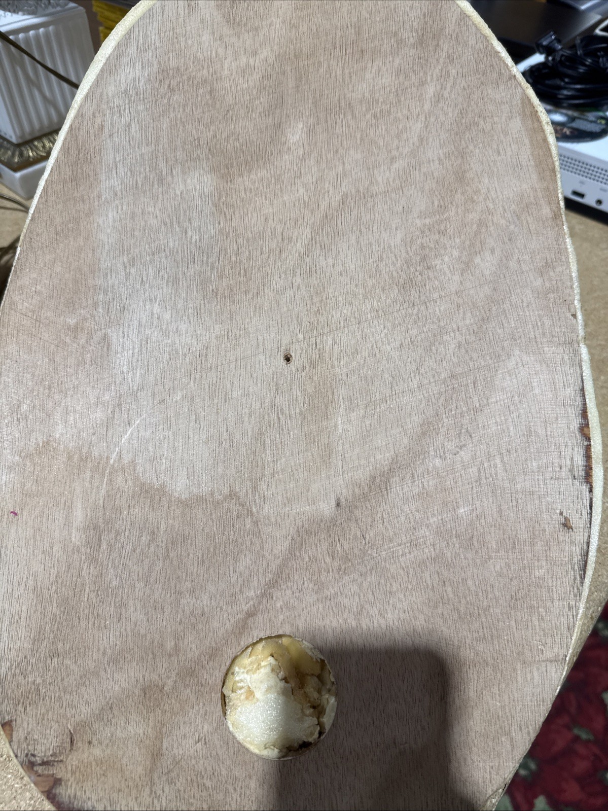 Van Dyke Large Bear Rug Shell Form Open Mouth 1992