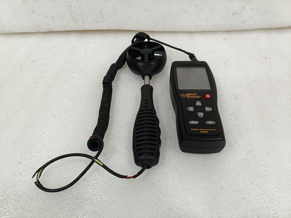 Smart Sensor AS856 Digital Anemometer Wind Speed Meter Temperature °C/°F
