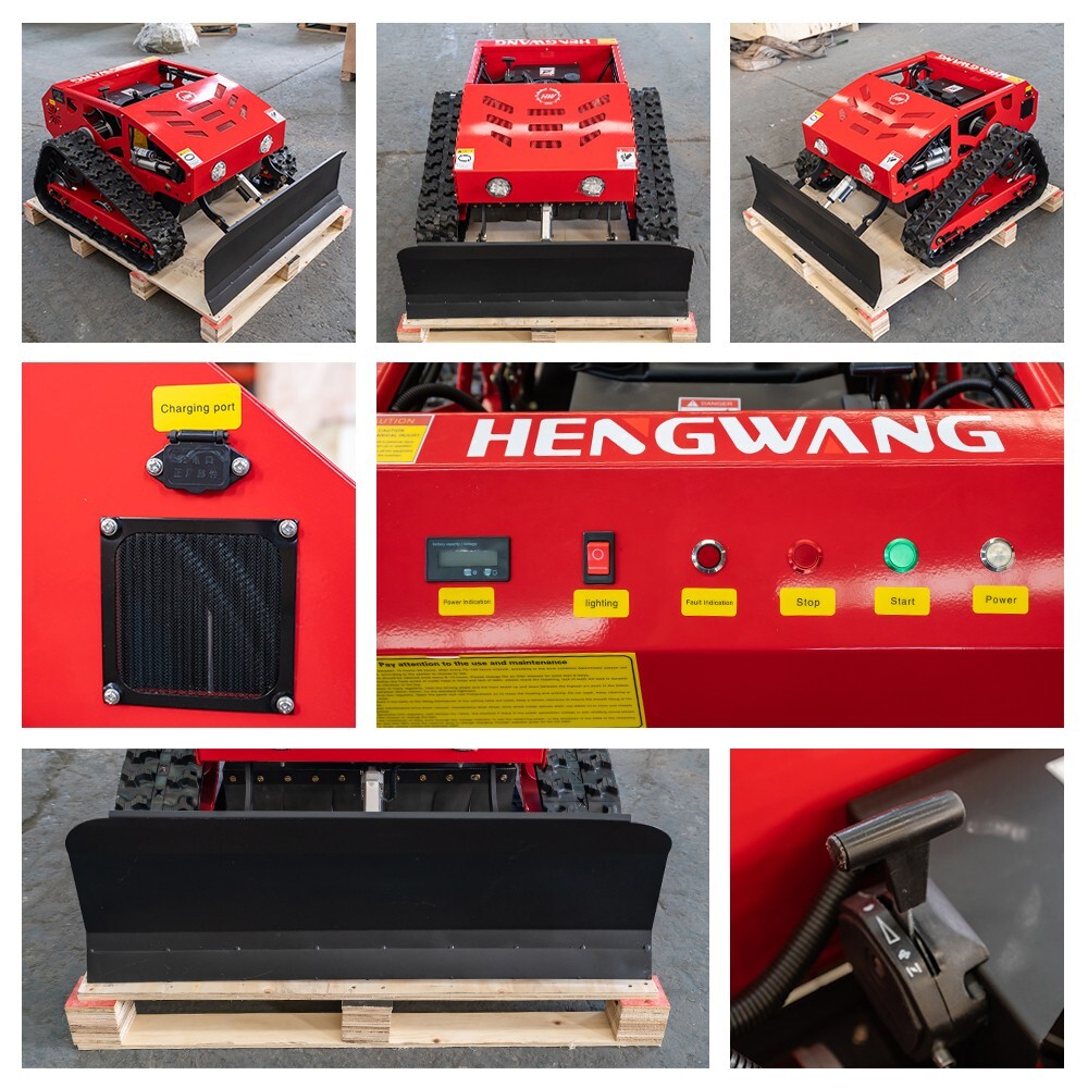 Robot snow blower lawn mower sale remote control lawn mower, crawler snow shovel