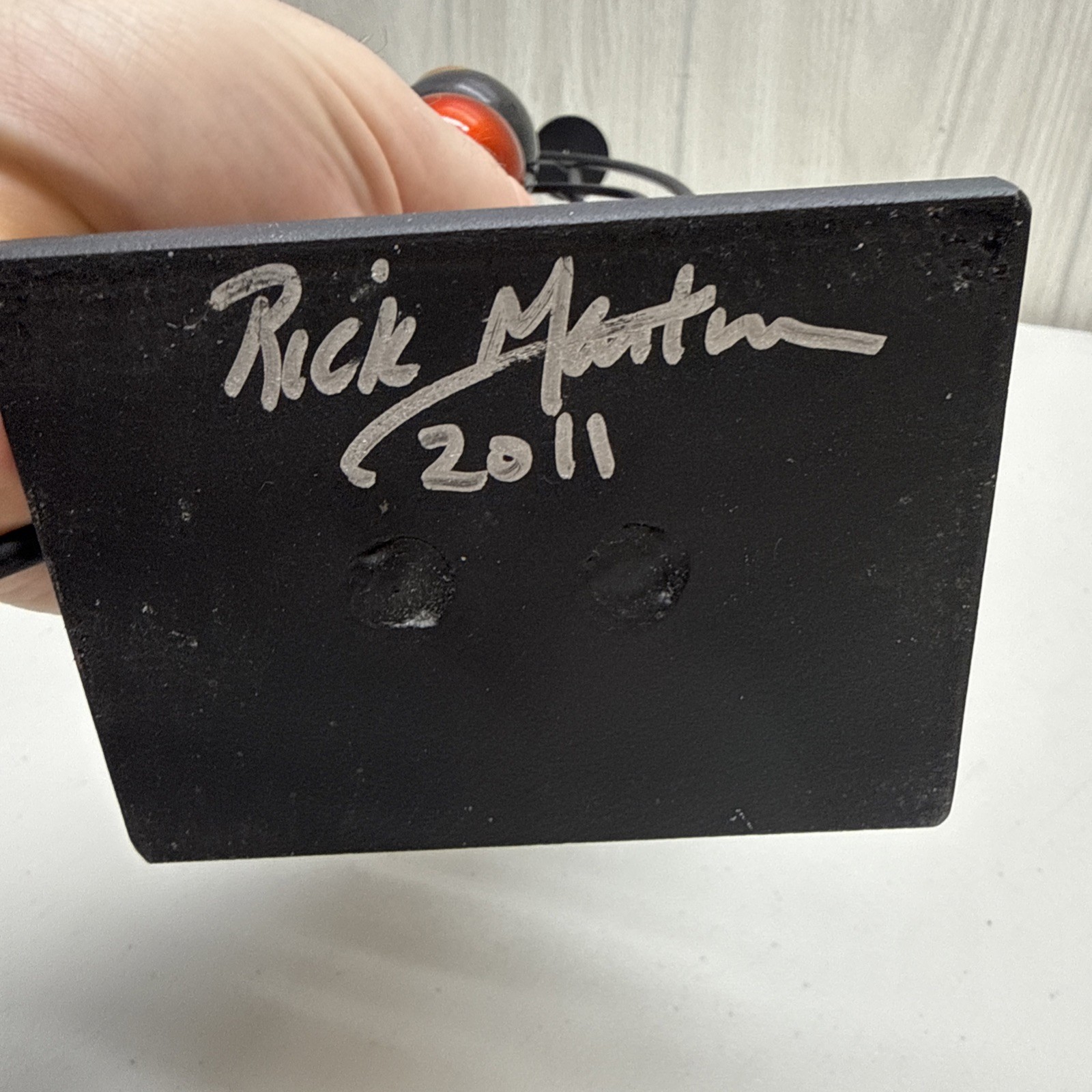 Rick Martin 2011 Post Modern Metal Candlestick Holder Atomic Spherical Abstract