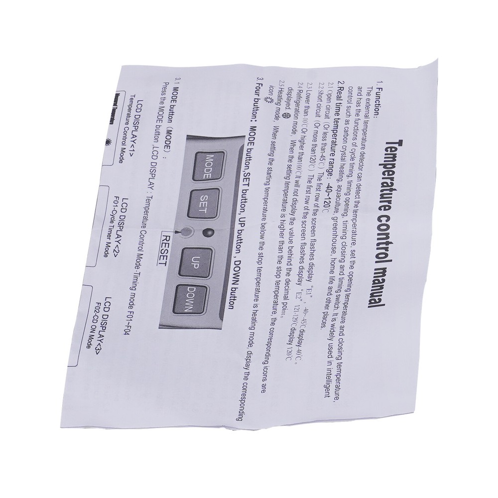 LCD Digital Plug in Thermostat Timer Switch Socket Temperature Controller Switch