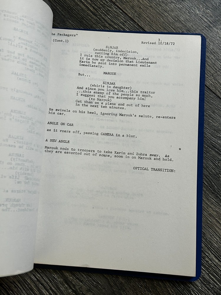 SEARCH TV Show Script The Packagers Final Draft Oct 16 1972 Robert Dennis