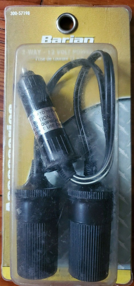 Barjan 2 way - 12 volt power socket - vehicle accesory