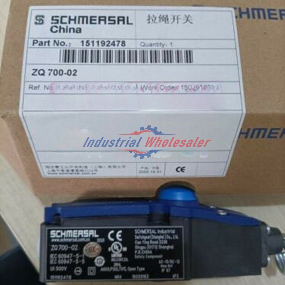 1PC NEW in Box REPLACE FOR SCHMERSAL ZQ700-02 Pull Rope Emergency Stop Switch