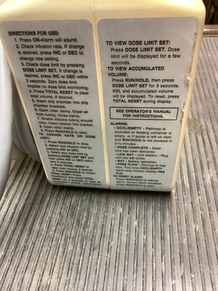 OBRIEN KMI KM80 FEEDING PUMP