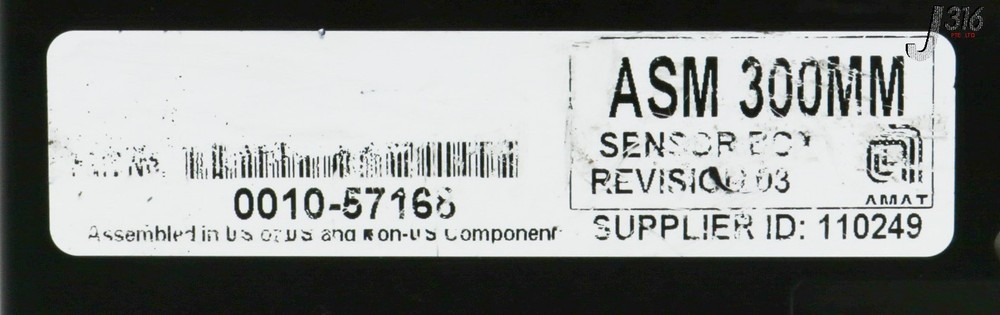 32041 APPLIED MATERIALS SENSOR BOX, ASM 300MM 0010-57168