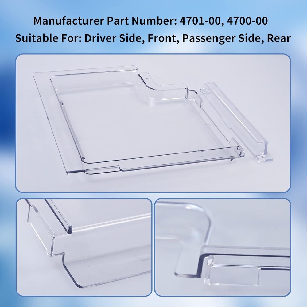 RV Screen Door Slide Panel 4701-00 Clear Replacement