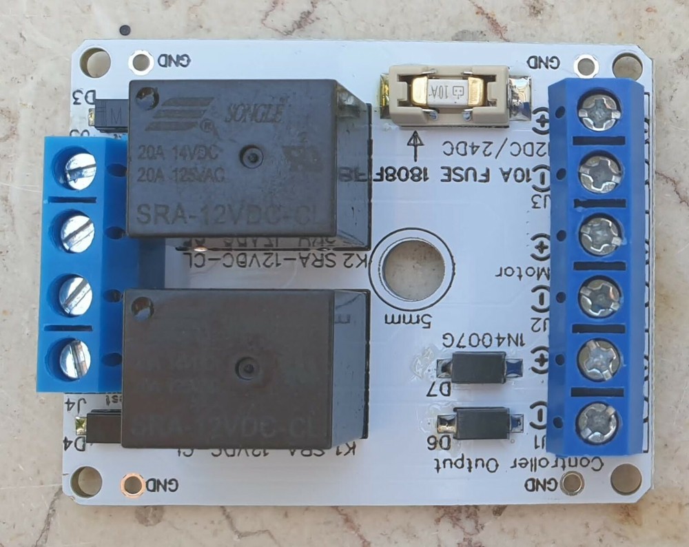 Single Relay Module Limit Switch's PV Panel Sun Tracking Control DIY 12V 24V 10A