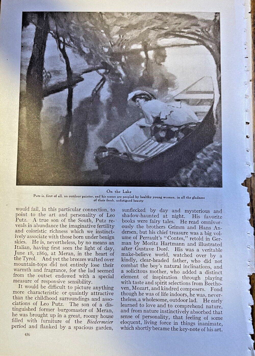 1914 Artist Leo Putz illustrated