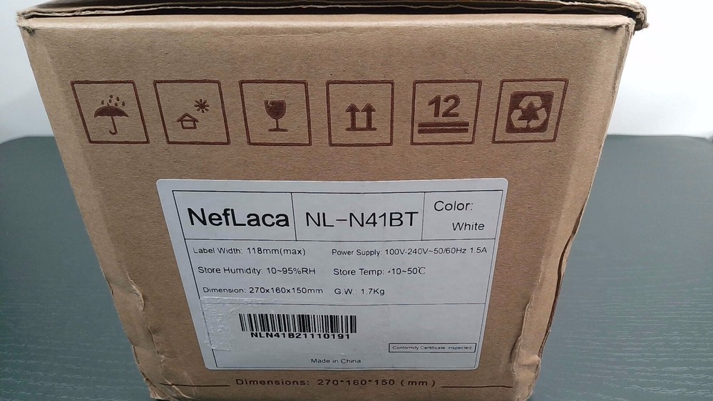 NefLaca - Thermal Label Printer - 4x6 - NL-N41BT - OpenBox