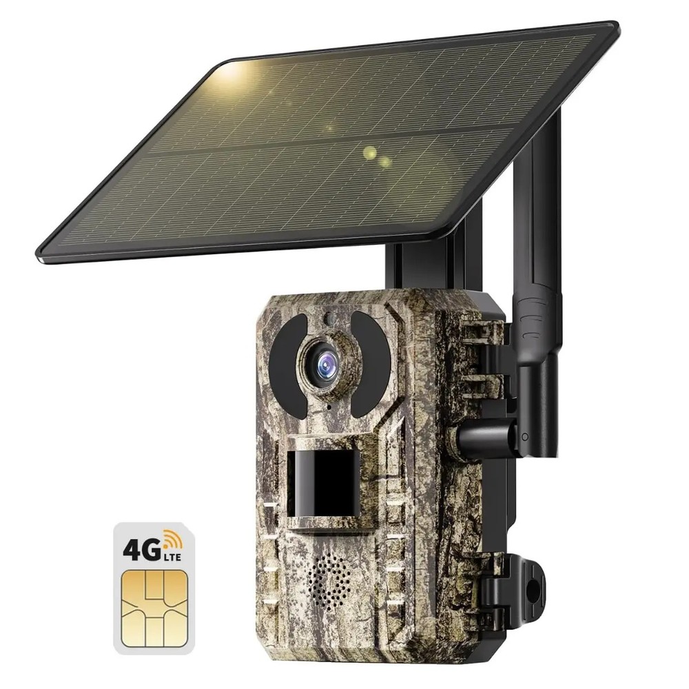 Solar Powered Wireless Trail Camera with 2.7K Video UNLIMITED Data Plan BILUT-I