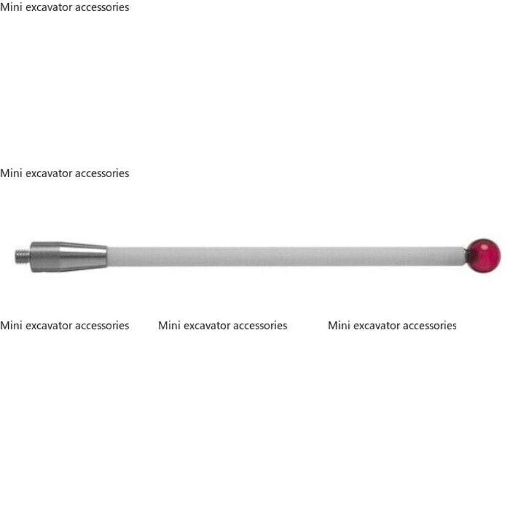 A-5000-9761 CMM Stylus M4 Thread 5.0mm Ruby Ball Tip 100mm Length Ceramic Stem