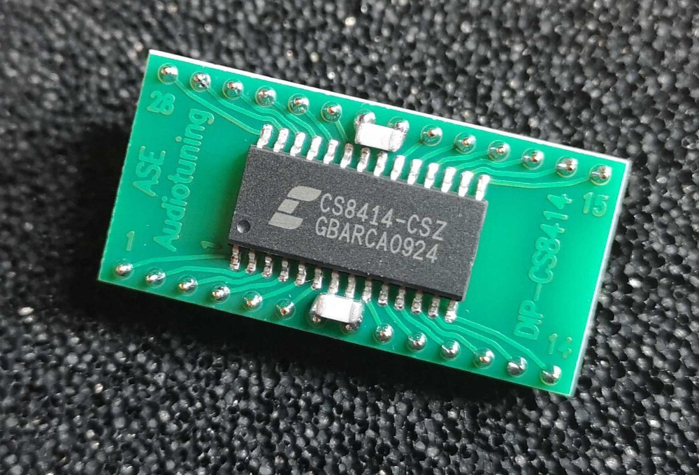 Crystal CS8414 Adapter - 1:1 CS8412 Compatible