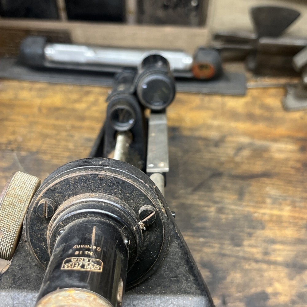 Vintage Carl Zeiss Jena Microscope Table Mount?