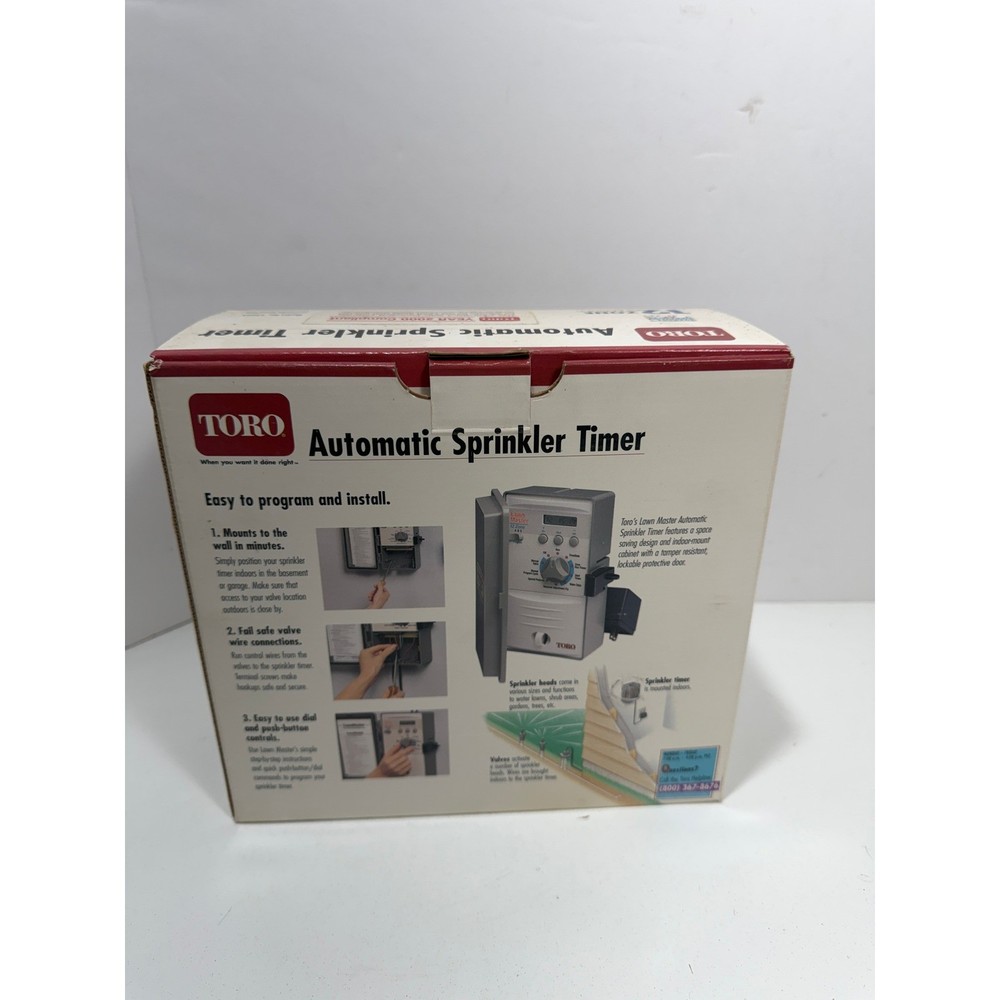 Toro Lawn Master 12 Zone Automatic Sprinkler Timer Controller Model 53603 NEW