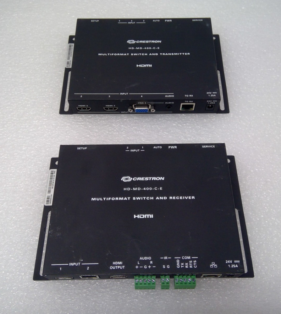 Crestron HD-MD-400-C-E HDMI Multiformat Switch Receiver And Transmitter
