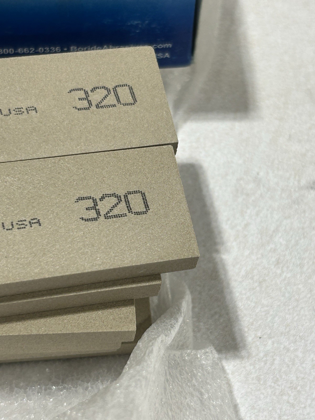 12 Boride Polishing Sharpening Stones. 1/4” X 1” X 6” 320 Grit