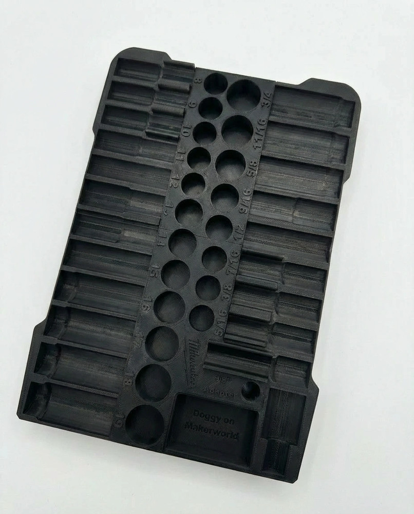 Fits Milwaukee 49-66-7009 Socket Insert PACKOUT Low Profile Bin (Insert Only)