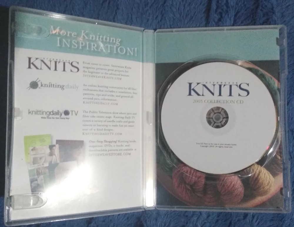 Interweave Knits 2005 Collection CD (2009, CD-ROM)