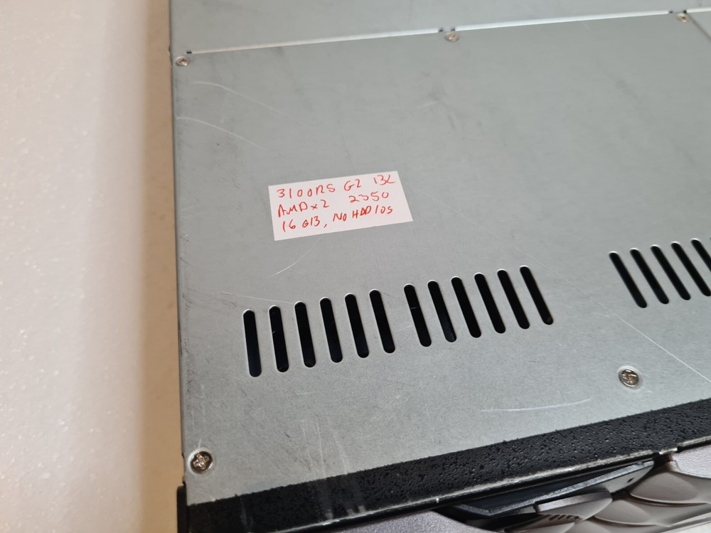 2x AMD 2350 16G Hard Drive Storage Array Server 3100RS G2 Windows Storage Svr R2