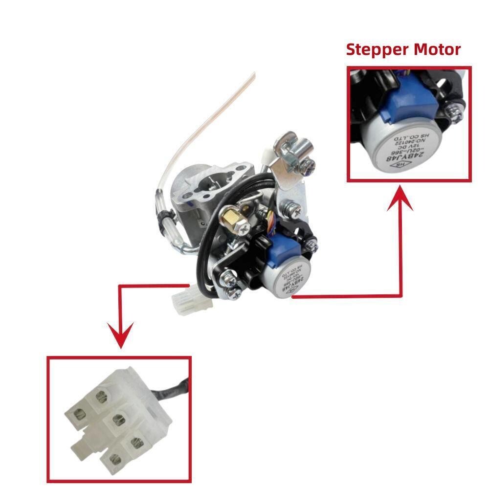 Carburetor w/Stepper Motor for Predator Inverter Generator 2000 Watt 71343 59135