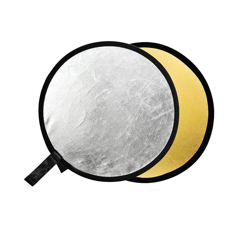 1PCS 30cm Round Reflector Handheld Multi-folding Light Plate NEW