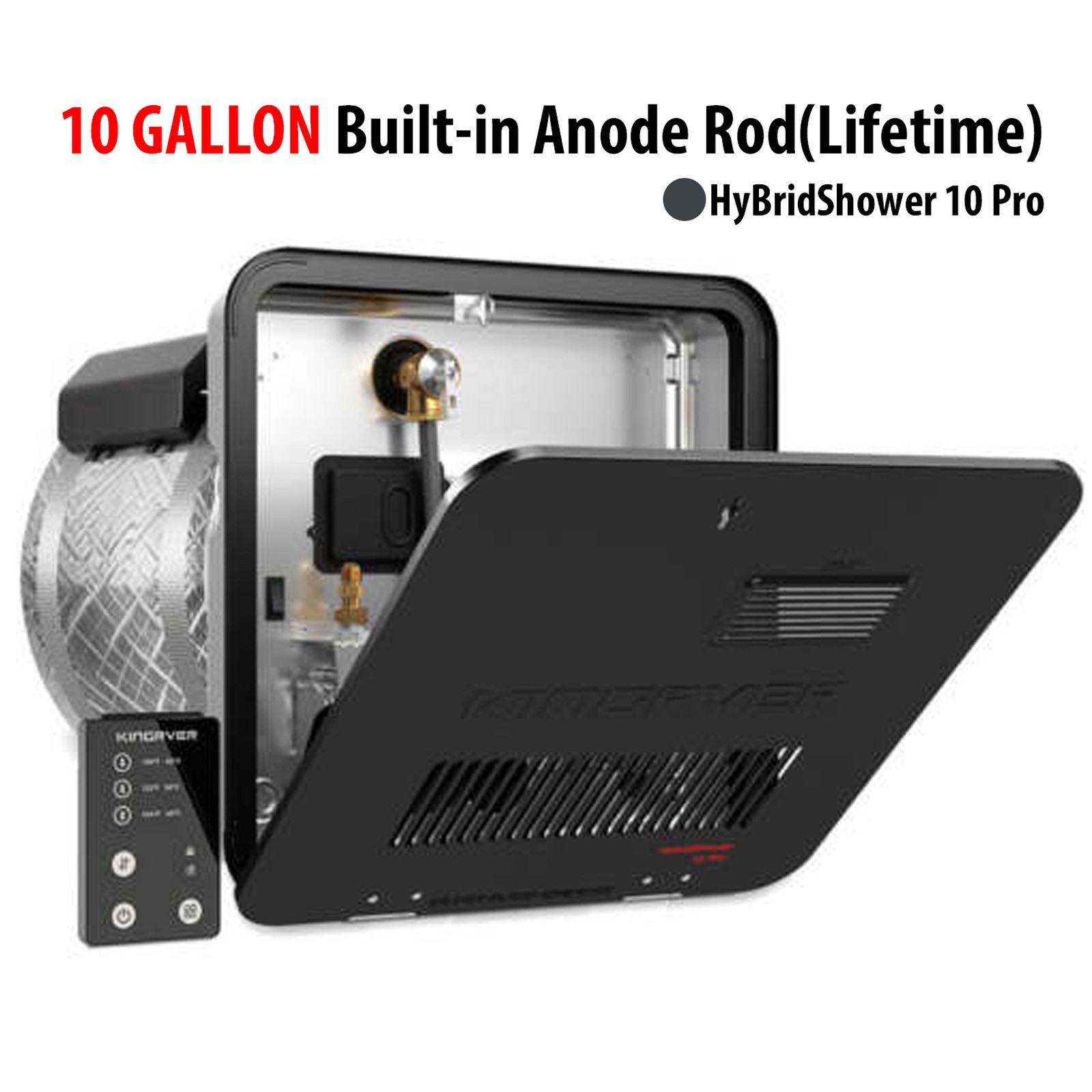 10 Gal. RV Water Heater Tank Gas+Electric w/Powered Anode For Suburban SW10/SW12