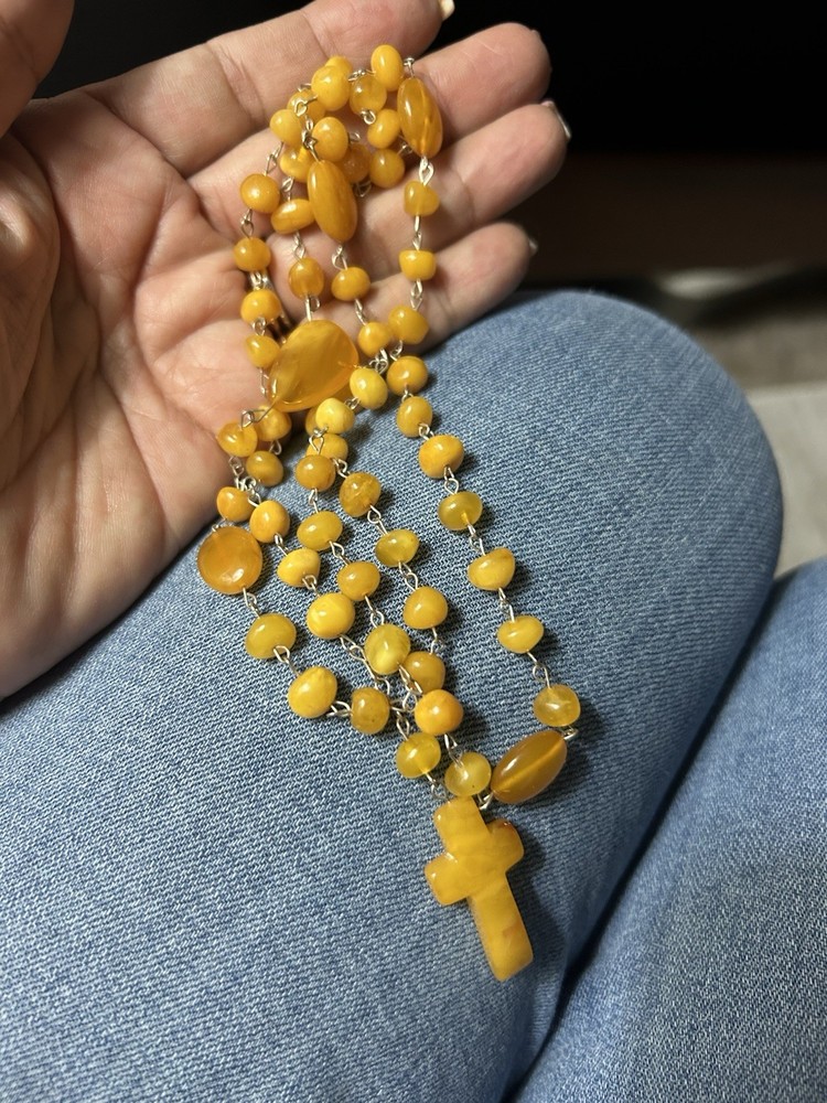 Amber Rosary Genuine