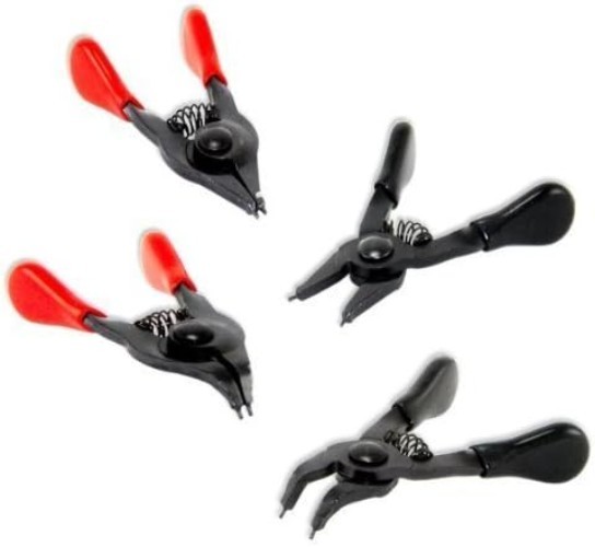 4 Piece Mini Snap Ring Pliers Set by