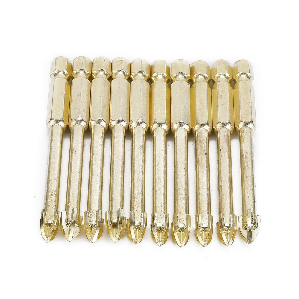 10pcs 6mm Multi-Material Tile Drill Bits Sets For Ceramic Porcelain Masonry Part